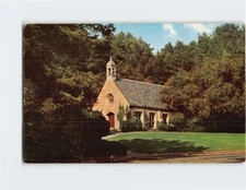 Postcard Kirk o' the Heather Church Forest Lawn Memorial Park California USA
