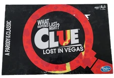 CLUE Lost in Vegas Board Game Parody Mystery Adult Party Game Complete 
