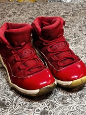 Nike Air Jordan Retro 11 GS "Win Like 96" Red 378038-623 Youth Size 2 Y 2y