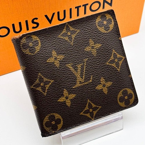 Louis Vuitton Monogram Portefeuille Marco Folding Wallet Brown Wallet
