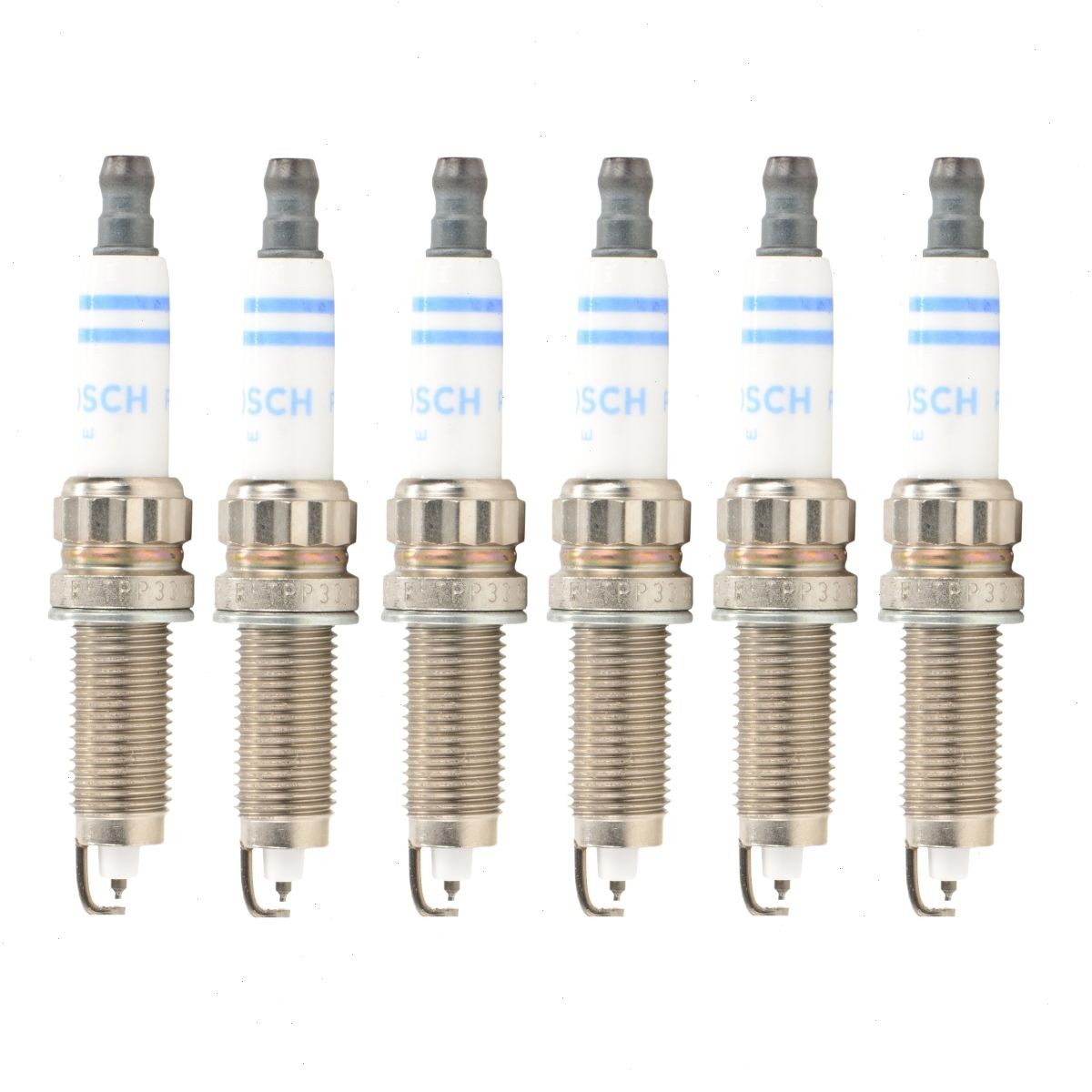 6 pc Bosch Double Platinum Spark Plugs for 2010-2017 BMW 535i GT 3.0L L6 zc