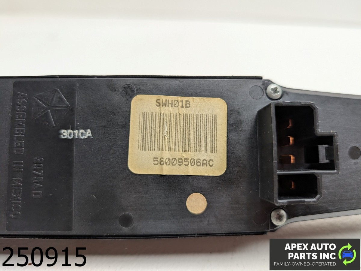 Genuine Jeep Grand Cherokee WJ Passenger Side Front Door Window Switch (1999-2004) - 5HB62DX9AC, 55196388
