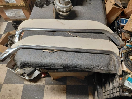 1964 OLDSMOBILE 98 FENDER SKIRTS PAIR OEM GM