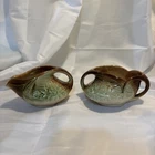 VTG 1940's McCoy Pottery Daisy Pattern Creamer & Sugar Bowl