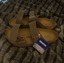 Birkenstock Arizona BS Mocca Brown Slide Sand...