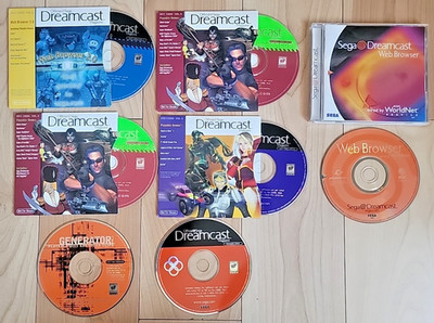 Lot Sega Dreamcast Magazine Demo Discs & Web Browser & Generator READ