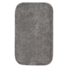 Garland Traditional Nylon Washable Bath Rug 24"x40" - Medium Gray, Soft, Absorbe