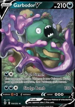 Pokémon Garbodor V EVS-100 Ultra Rare Englisch NM