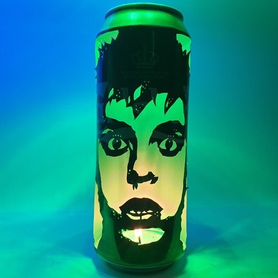 Billie Joe Armstrong 'Green Day' Beer Can Lantern! Pop Art Tealight Candle Lamp!