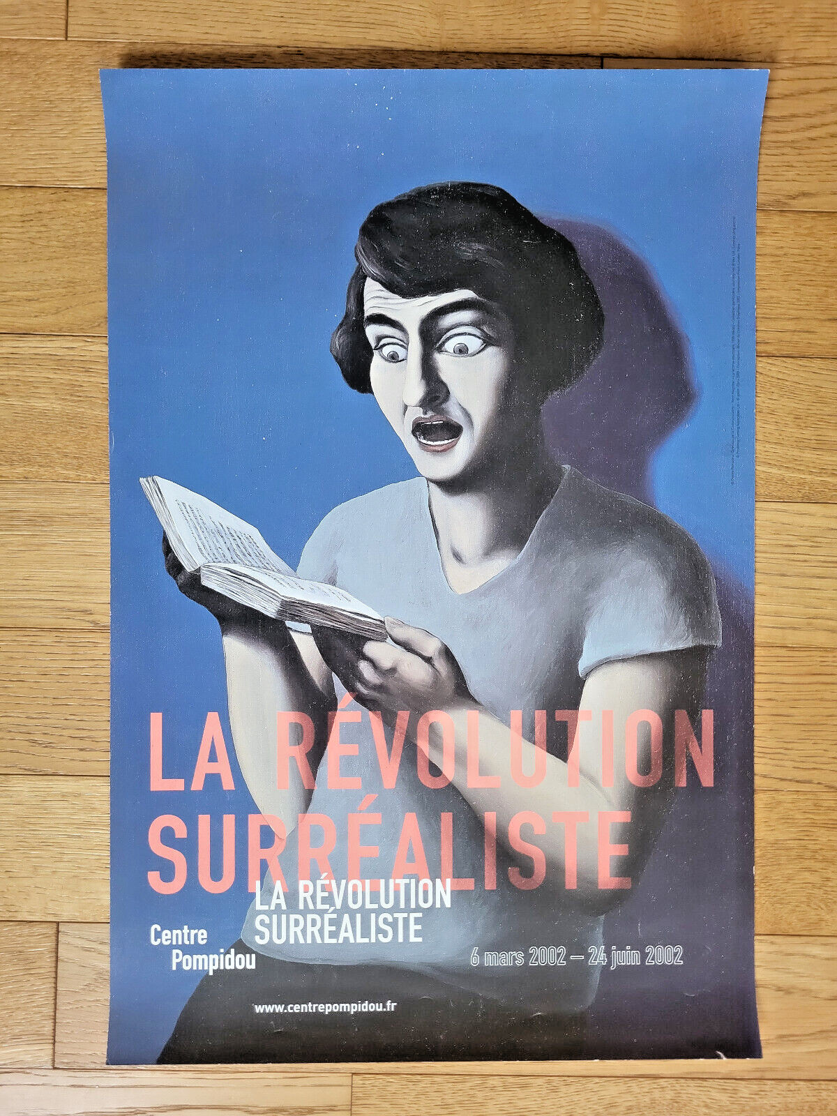RENE MAGRITTE - AFFICHE ORIGINALE D'EXPOSITION - CENTRE POMPIDOU - TRÈS... image 2