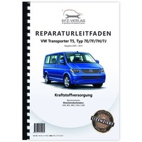 VW Transporter T5 (03-15) Kraftstoffversorgung Benzinmotoren Werkstatthandbuch