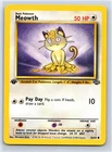 Meowth 56/64 Common Jungle Pokemon 1st Edition NM/M
