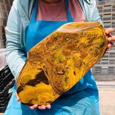 11.52LB  Natural Tiger's Eye Quartz Crystal Rough Mineral Specimen Healing