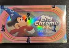2025 TOPPS CHROME DISNEY  FACTORY SEALED HOBB...