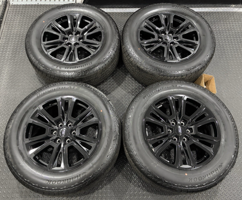 Ford 20" F-150 Platinum Black OEM Wheels Tires Rims Lariat Limited Tremor TPMS - Picture 12 of 18