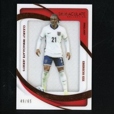 2024-25 Panini Immaculate Eberechi Eze Clearly Jerseys 49/65 England 5V330