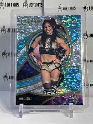 2026 Topps WWE Universe #177 Michin Aqua Speckle Parallel /299
