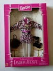Vtg 90s Barbie Boutique Fashion Avenue PINK LEOPARD Outfit Purse Boots 1996 READ