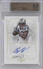 2014 National Treasures Signatures Gold 6/10 Kelvin Benjamin BGS 9.5 Auto 2u8