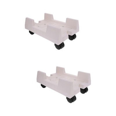  2 Pieces Bewegliches Host-rack Pc Halterung Tischhalter Computerhalter