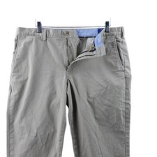 Polo Ralph Lauren Stretch Straight Fit Chino Pants Khaki Mens 36x30 Preppy