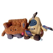 RARE Bum Bumz FRIENDS TV SHOW Series COFFEE COUCH AND PHOEBE'S GUITAR Plush Set 