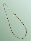 Seed beads, seeds & turquoise beaded Necklace Signed Andrea Begay Navajo — photo 3