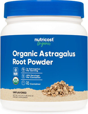 Organic Astragalus Root Powder 1LB - Gluten Free, Non-Gmo, Vegetarian