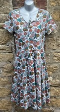 SEASALT CORNWALL LADIES AILEEN FLORAL FLOWER PRINT TIE DRESS SIZE 10