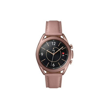 Samsung Galaxy Watch3 SM-R850 41mm Stainless Steel Case with Leather Strap -...