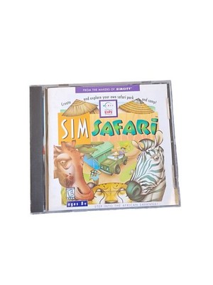 Sim Safari PC CD-ROM Game Windows Mac Maxis SimCity EA 1998