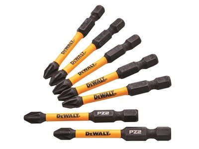 DeWalt Extreme Impact Torsion PZ2 Bits 50mm (5 + 2 Carded)