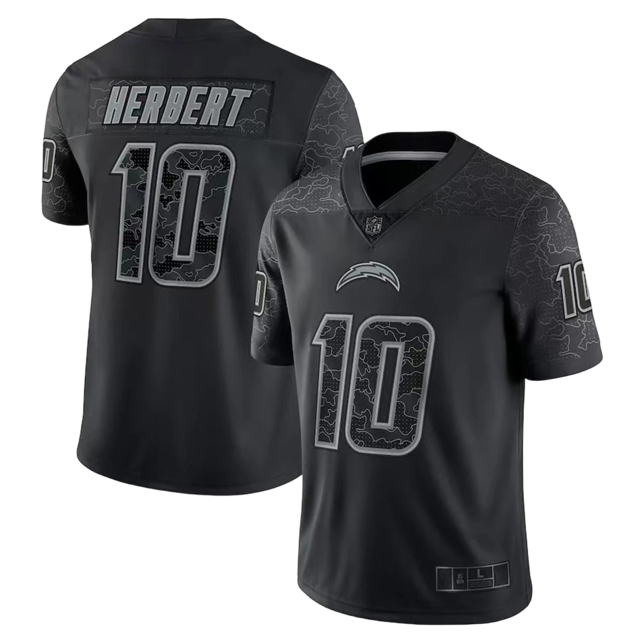 Men's Black RFLCTV Reflective Jersey