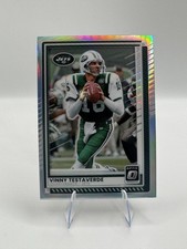 2025 Donruss Optic Football Vinny Testaverde #159 Holo Silver Prizm Jets