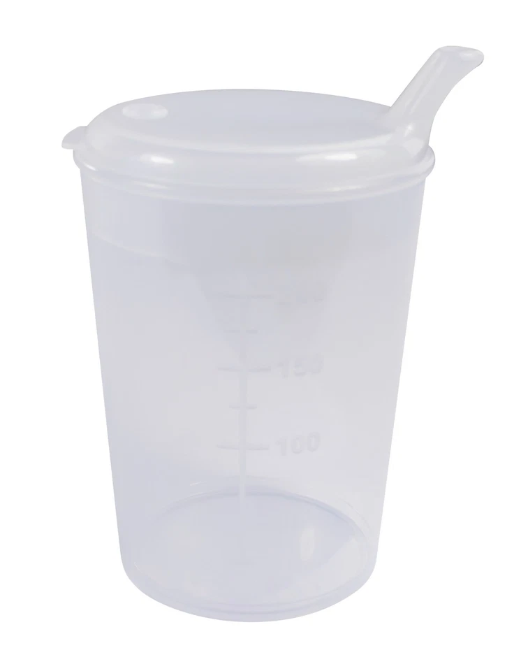 Medi-Inn Schnabelbecher Transparent Öffnung 4 x 4 mm Schnabeltasse (3 Stück) - Bild 2 von 4