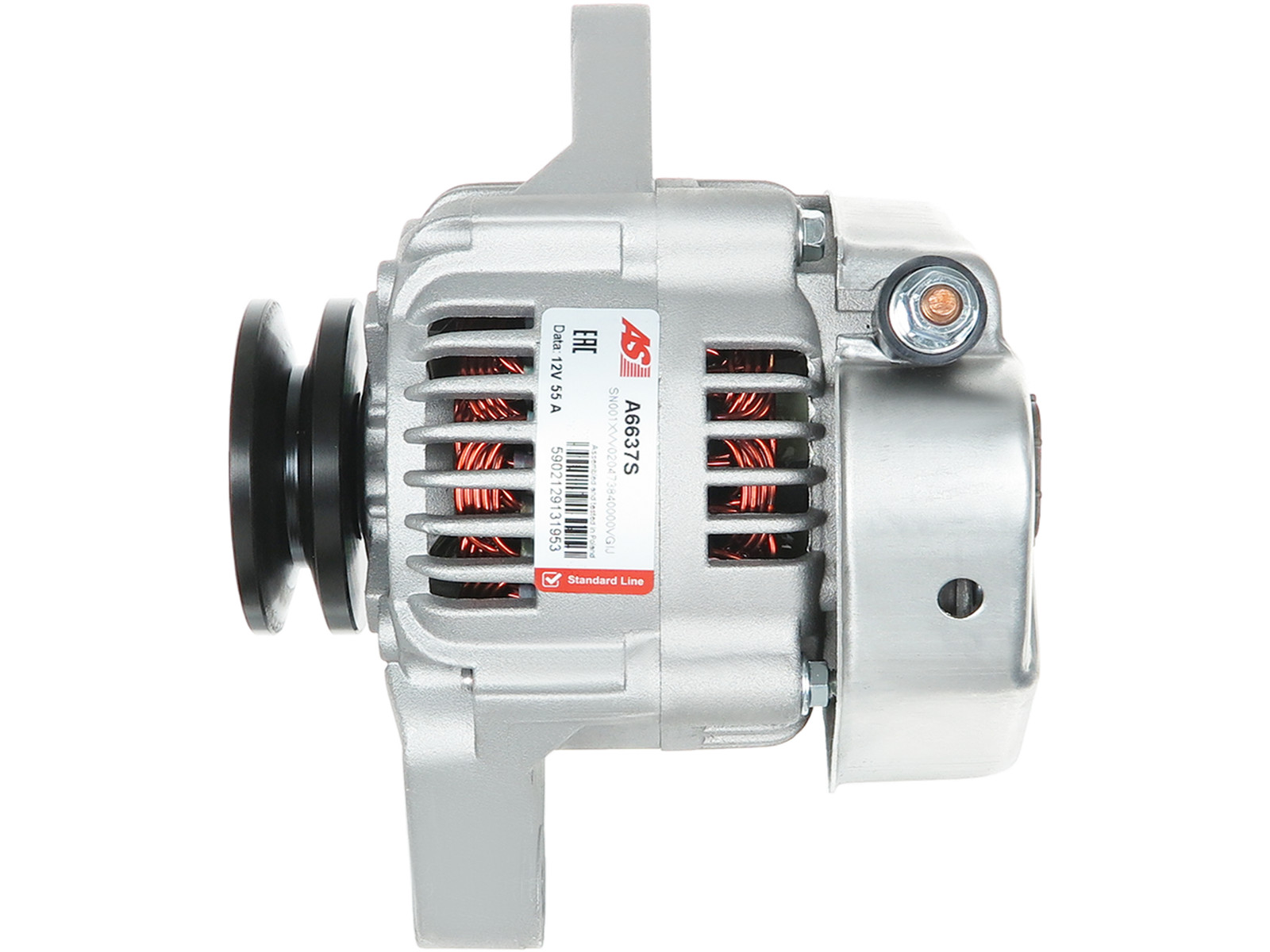 Brand New Alternator 12V 55A w/AP OE 101211-2950 L141mm OD38mm PL_3303