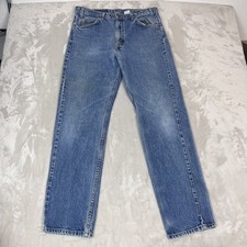 VTG Levis 505 Jeans Mens 35x33 Orange Tab Regular Fit Straight Leg 90s Grunge