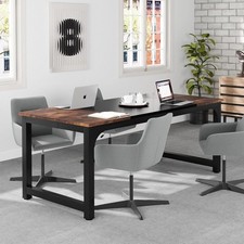 70.8 Inch Executive Desk, Large Office Computer Desk with Thicken Frame,PC Table