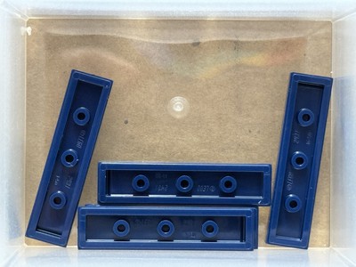 LEGO Parts - Dark Blue Tile 1 x 4 - No 2431 - QTY 5