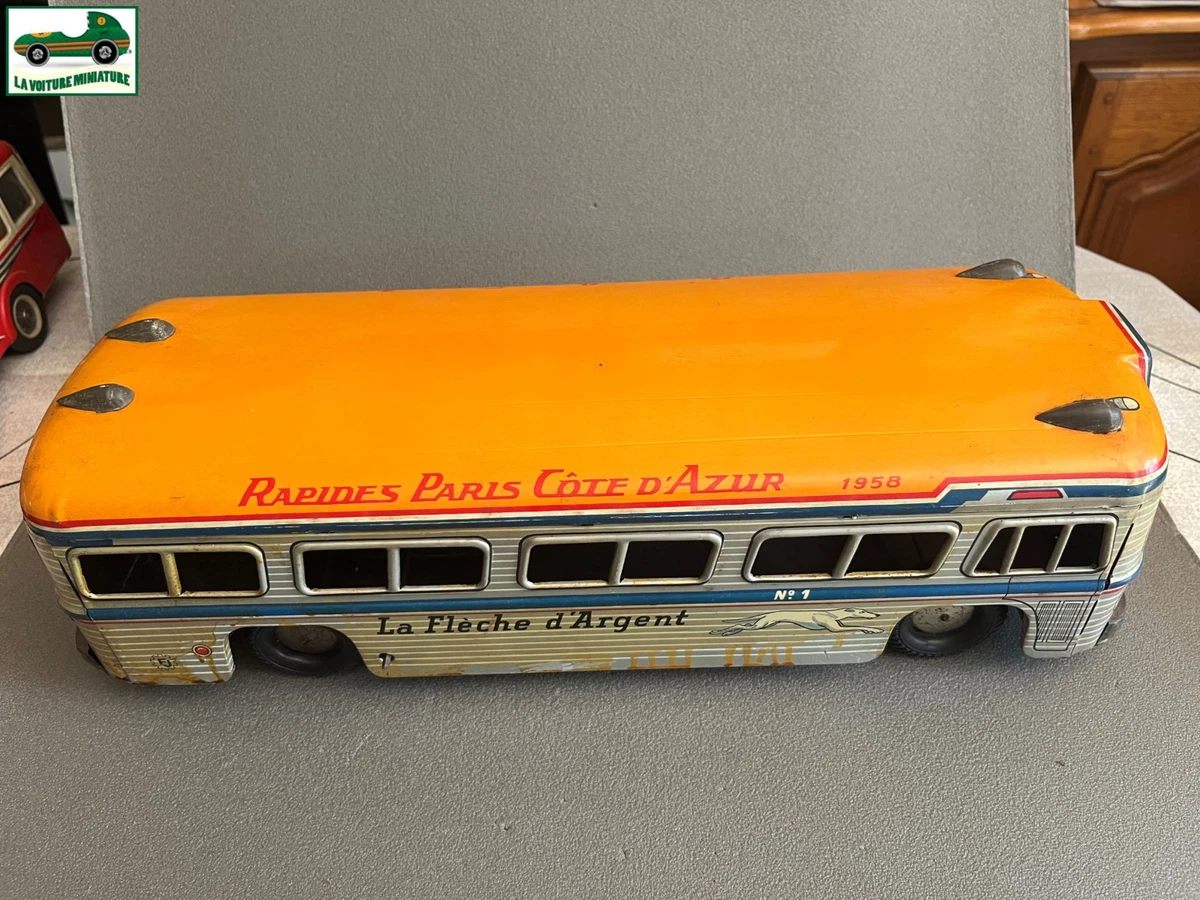 Autobus Ancien LIMA En Tôle – Type Marchésini – Jouet De Collection 11,5 Cm