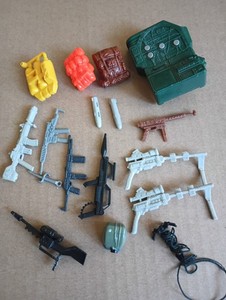 gi joe weapons Accessories lot Spearhead Dusty Freefall 1990 1986