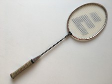 EMRIK Tapered Steel Shaft Over Size Vintage Squash Racket Racquet + Cover GB-400