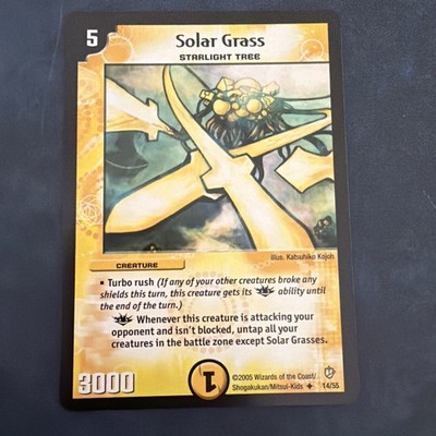 Duel Masters DM 08 14/55 NM Englisch  - Solar Grass