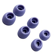 3Pairs Purple Silicone Headphones Buds Ear Tips Earhooks For Galaxy Buds Pro/