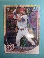 Dylan Crews 2025 Bowman Chrome #42 Mega Box Mojo Refractor Rookie RC