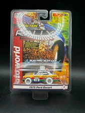 AUTO WORLD 2023 RALLY 1975 FORD ESCORT CHASE WHITE LIGHTNING SLOT CAR RARE I