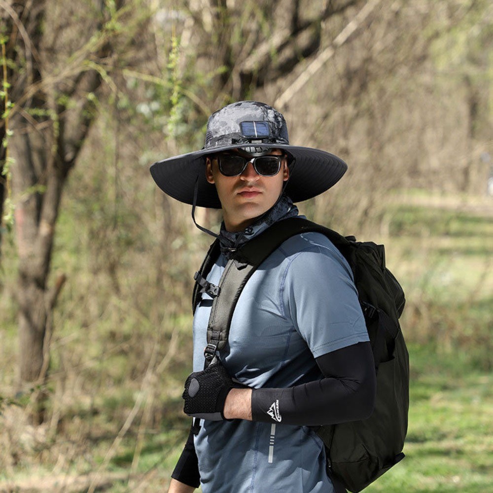 APL Cappello da sole uomo bordo grande tesa larga secchio cappello pescatore berretto estate