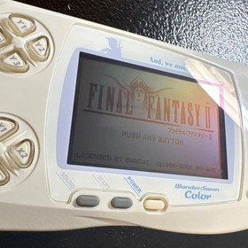 Bandai WonderSwan Wonder Swan WS Color Console Final Fantasy 2 II Bundled Ver