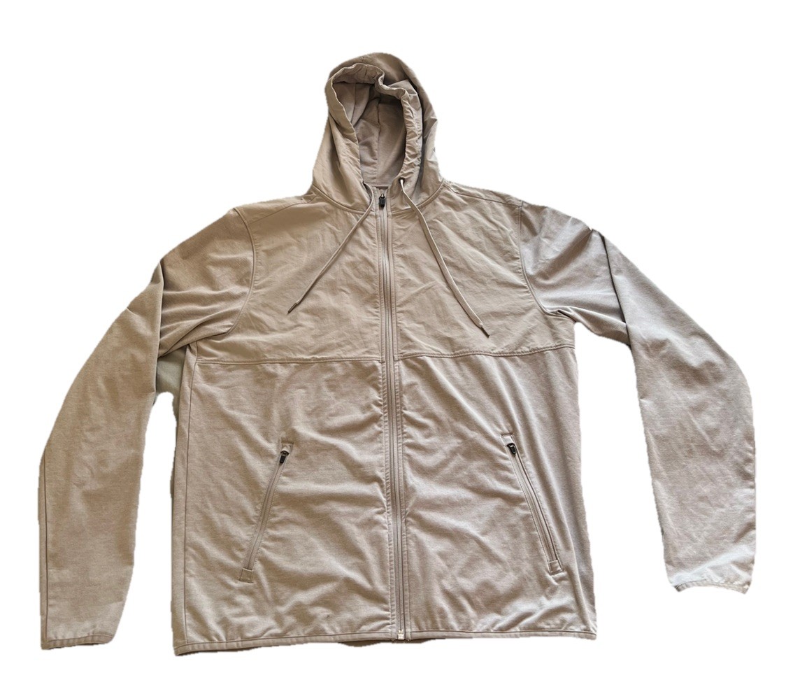 Vuori Hoodie Mens Large Gray Lightweight Running