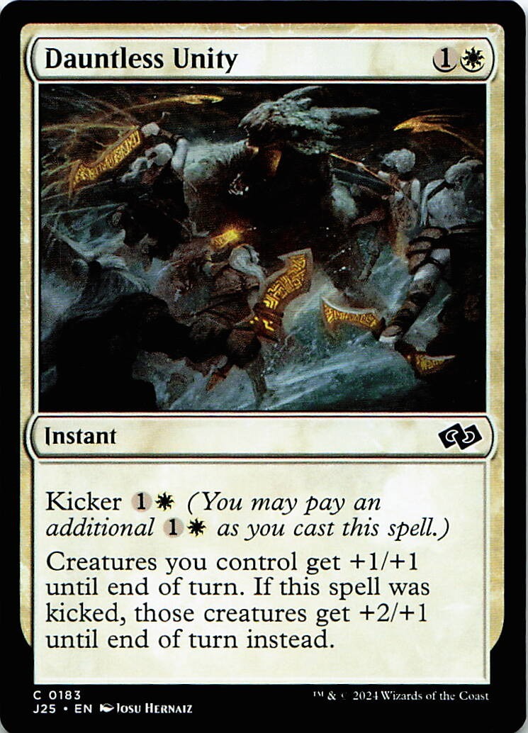 Dauntless Unity - Foundations Jumpstart - MTG - Regular